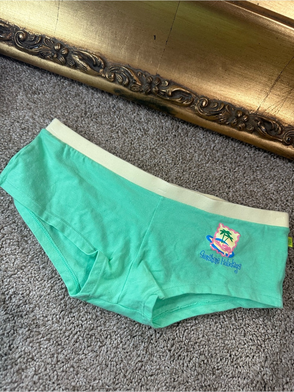 New Vintage L.E.I. LEI Y2K 90's 00's Extra Low Rise Briefs Sunshine Holidays